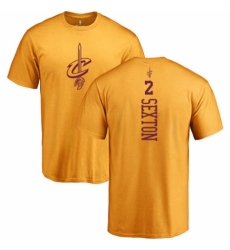 NBA Nike Cleveland Cavaliers #2 Collin Sexton Gold One Color Backer T-Shirt