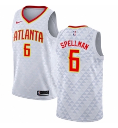 Women's Nike Atlanta Hawks #6 Omari Spellman Authentic White NBA Jersey - Association Edition