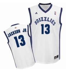 Men's Adidas Memphis Grizzlies #13 Jaren Jackson Jr. Swingman White Home NBA Jersey