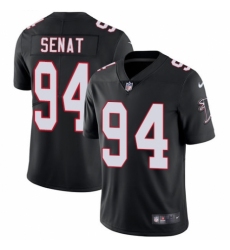 Youth Nike Atlanta Falcons #94 Deadrin Senat Black Alternate Vapor Untouchable Elite Player NFL Jersey