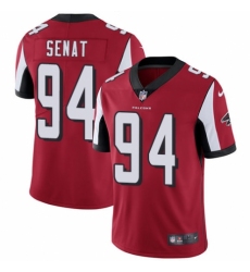 Youth Nike Atlanta Falcons #94 Deadrin Senat Red Team Color Vapor Untouchable Elite Player NFL Jersey