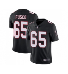 Men's Atlanta Falcons #65 Brandon Fusco Black Alternate Vapor Untouchable Limited Player Football Jersey