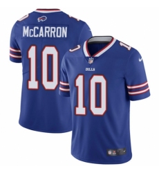Youth Nike Buffalo Bills #10 AJ McCarron Royal Blue Team Color Vapor Untouchable Elite Player NFL Jersey