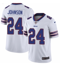 Youth Nike Buffalo Bills #24 Taron Johnson White Vapor Untouchable Limited Player NFL Jersey