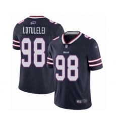 Women's Buffalo Bills #98 Star Lotulelei Limited Navy Blue Inverted Legend Football Jersey