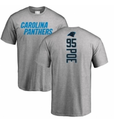 NFL Nike Carolina Panthers #95 Dontari Poe Ash Backer T-Shirt