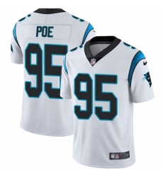 Youth Nike Carolina Panthers #95 Dontari Poe White Vapor Untouchable Limited Player NFL Jersey