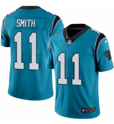 Youth Nike Carolina Panthers #11 Torrey Smith Blue Alternate Vapor Untouchable Limited Player NFL Jersey