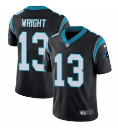 Men's Nike Carolina Panthers #13 Jarius Wright Black Team Color Vapor Untouchable Limited Player NFL Jersey