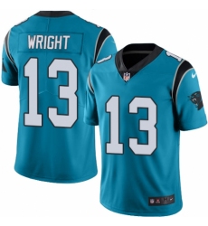 Men's Nike Carolina Panthers #13 Jarius Wright Blue Alternate Vapor Untouchable Limited Player NFL Jersey