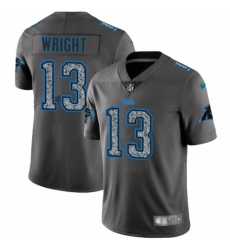 Youth Nike Carolina Panthers #13 Jarius Wright Gray Static Vapor Untouchable Limited NFL Jersey