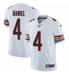 Men's Nike Chicago Bears #4 Chase Daniel White Vapor Untouchable Limited Player NFL Jersey