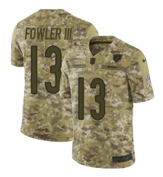 Youth Nike Chicago Bears #13 Bennie Fowler III Limited Camo 2018 Salute to Service NFL Jersey