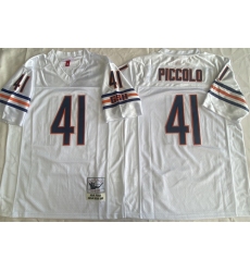 Men's Chicago Bears #41 Brian Piccolo White Limited Stitched Football Jersey