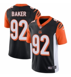 Youth Nike Cincinnati Bengals #92 Chris Baker Black Team Color Vapor Untouchable Elite Player NFL Jersey