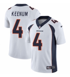 Youth Nike Denver Broncos #4 Case Keenum White Vapor Untouchable Elite Player NFL Jersey