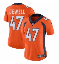 Women's Nike Denver Broncos #47 Josey Jewell Orange Team Color Vapor Untouchable Elite Player NFL Jersey