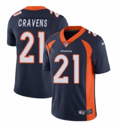 Youth Nike Denver Broncos #21 Su'a Cravens Navy Blue Alternate Vapor Untouchable Elite Player NFL Jersey