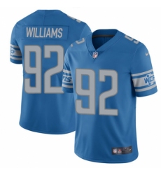 Youth Nike Detroit Lions #92 Sylvester Williams Blue Team Color Vapor Untouchable Elite Player NFL Jersey