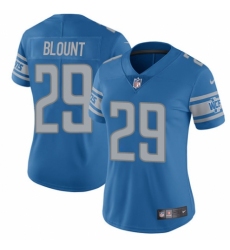 Women's Nike Detroit Lions #29 LeGarrette Blount Blue Team Color Vapor Untouchable Elite Player NFL Jersey