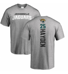 NFL Nike Jacksonville Jaguars #25 D.J. Hayden Ash Backer T-Shirt
