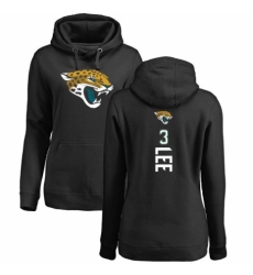 NFL Women's Nike Jacksonville Jaguars #3 Tanner Lee Black Backer Pullover Hoodie
