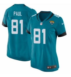 Women's Nike Jacksonville Jaguars #81 Niles Paul Game Black Alternate NFL Jersey