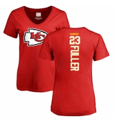 NFL Women's Nike Kansas City Chiefs #23 Kendall Fuller Red Backer T-Shirt