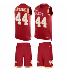 Men's Nike Kansas City Chiefs #44 Dorian O'Daniel Limited Red Tank Top Suit NFL Jersey