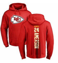 NFL Nike Kansas City Chiefs #24 David Amerson Red Backer Pullover Hoodie