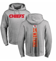 NFL Nike Kansas City Chiefs #14 Sammy Watkins Ash Backer Pullover Hoodie