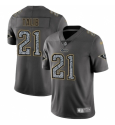 Youth Nike Los Angeles Rams #21 Aqib Talib Gray Static Vapor Untouchable Limited NFL Jersey
