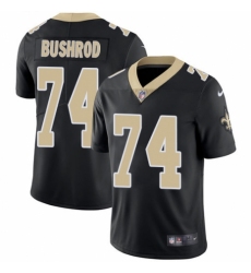Youth Nike New Orleans Saints #74 Jermon Bushrod Black Team Color Vapor Untouchable Limited Player NFL Jersey