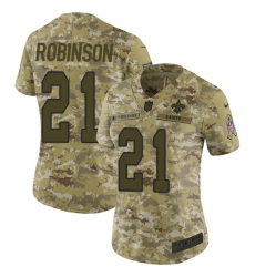 Women's Nike New Orleans Saints #21 Patrick Robinson Limited Camo 2018 Salute to Service NFL Jersey