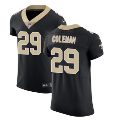 Men's Nike New Orleans Saints #29 Kurt Coleman Black Team Color Vapor Untouchable Elite Player NFL Jersey