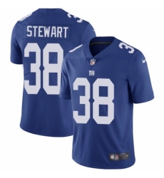 Youth Nike New York Giants #38 Jonathan Stewart Royal Blue Team Color Vapor Untouchable Elite Player NFL Jersey
