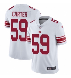 Youth Nike New York Giants #59 Lorenzo Carter White Vapor Untouchable Limited Player NFL Jersey