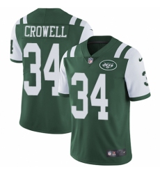 Youth Nike New York Jets #34 Isaiah Crowell Green Team Color Vapor Untouchable Elite Player NFL Jersey