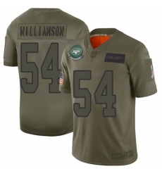 Men's New York Jets #54 Avery Williamson Limited Camo 2019 Salute to Service Football Jersey