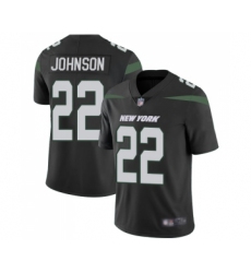 Men's New York Jets #22 Trumaine Johnson Black Alternate Vapor Untouchable Limited Player Football Jersey