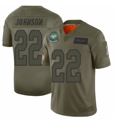 Youth New York Jets #22 Trumaine Johnson Limited Camo 2019 Salute to Service Football Jersey