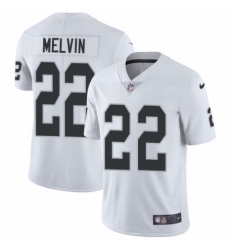Youth Nike Oakland Raiders #22 Rashaan Melvin White Vapor Untouchable Elite Player NFL Jersey