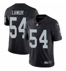 Youth Nike Oakland Raiders #54 Emmanuel Lamur Black Team Color Vapor Untouchable Limited Player NFL Jersey