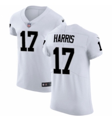 Men's Nike Oakland Raiders #17 Dwayne Harris White Vapor Untouchable Elite Player NFL Jersey