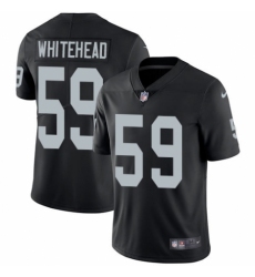 Youth Nike Oakland Raiders #59 Tahir Whitehead Black Team Color Vapor Untouchable Elite Player NFL Jersey