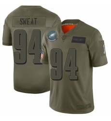 Women's Philadelphia Eagles #94 Josh Sweat Limited Camo 2019 Salute to Service Football Jersey