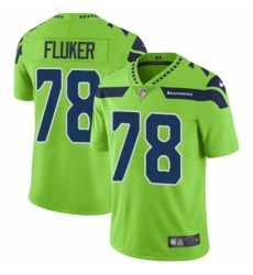 Youth Nike Seattle Seahawks #78 D.J. Fluker Limited Green Rush Vapor Untouchable NFL Jersey