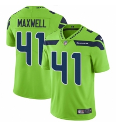 Men's Nike Seattle Seahawks #41 Byron Maxwell Limited Green Rush Vapor Untouchable NFL Jersey