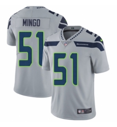 Youth Nike Seattle Seahawks #51 Barkevious Mingo Grey Alternate Vapor Untouchable Elite Player NFL Jersey