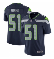Youth Nike Seattle Seahawks #51 Barkevious Mingo Navy Blue Team Color Vapor Untouchable Elite Player NFL Jersey